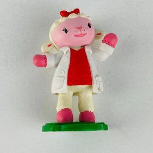 Disney Doc McStuffins Lambie Lamb Doctor White Lab Coat Character Figure Toy